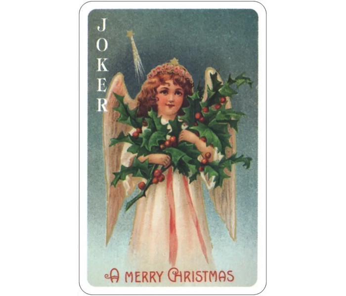 Игральные карты Рождественские ангелы старого времени - Old Time Christmas Angels Playing Card Deck. US Games Systems