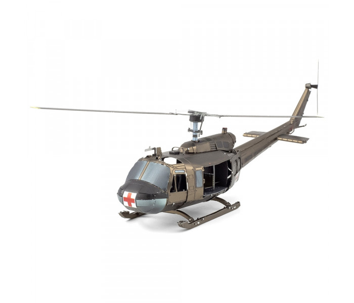 Металлическая сборная 3D модель UH-1 Huey Helicopter (color), Metal Earth (ME1003)
