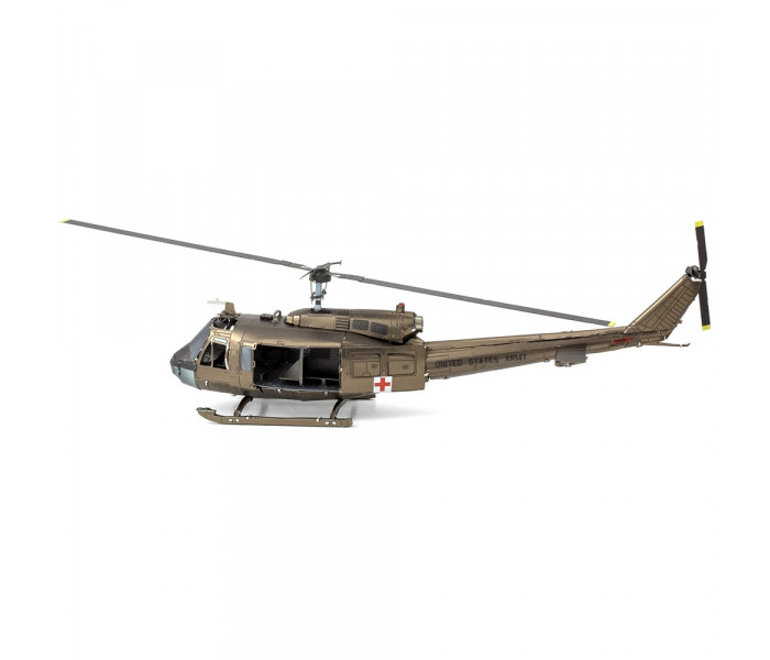 Металлическая сборная 3D модель UH-1 Huey Helicopter (color), Metal Earth (ME1003)