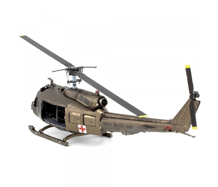 Металлическая сборная 3D модель UH-1 Huey Helicopter (color), Metal Earth (ME1003)