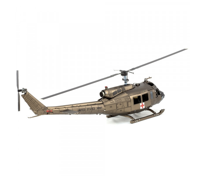 Металлическая сборная 3D модель UH-1 Huey Helicopter (color), Metal Earth (ME1003)
