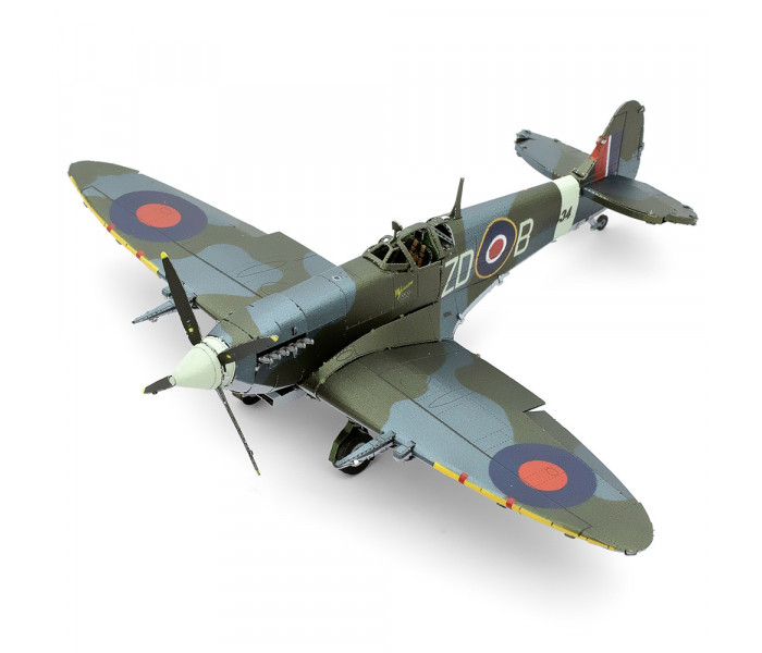 Металлическая сборная 3D модель Supermarine Spitfire (color), Metal Earth (ME1005)