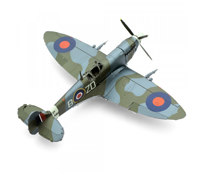Металлическая сборная 3D модель Supermarine Spitfire (color), Metal Earth (ME1005)