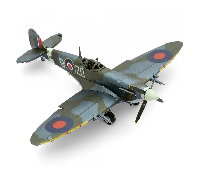 Металлическая сборная 3D модель Supermarine Spitfire (color), Metal Earth (ME1005)