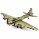 Збірна металева 3D модель B-17 Flying Fortress (color), Metal Earth (ME1009)