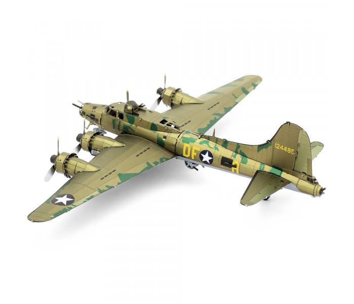 Збірна металева 3D модель B-17 Flying Fortress (color), Metal Earth (ME1009)