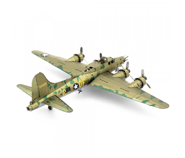 Збірна металева 3D модель B-17 Flying Fortress (color), Metal Earth (ME1009)