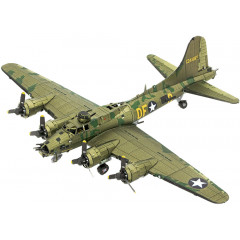 Збірна металева 3D модель B-17 Flying Fortress (color), Metal Earth (ME1009)
