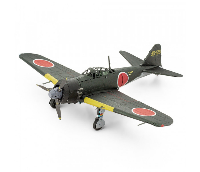 Збірна металева 3D модель Mitsubishi Zero (color), Metal Earth (ME1012)