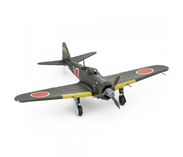 Збірна металева 3D модель Mitsubishi Zero (color), Metal Earth (ME1012)
