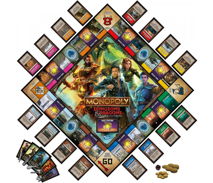 Настольная игра Monopoly Dungeons & Dragons: Honor Among Thieves (Монополия D&D: Честь воров). Hasbro (F6219)