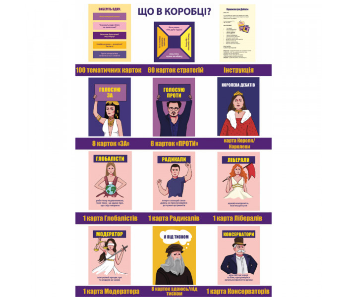Настільна гра Дебати від Memo Games