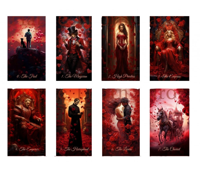 Любовное Таро Алой Розы - Scarlet Rose Love Tarot (EN)