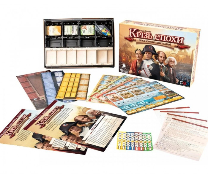 Настольная игра Крізь епохи: Нова історія цивілізації. Feelindigo (FI23055)