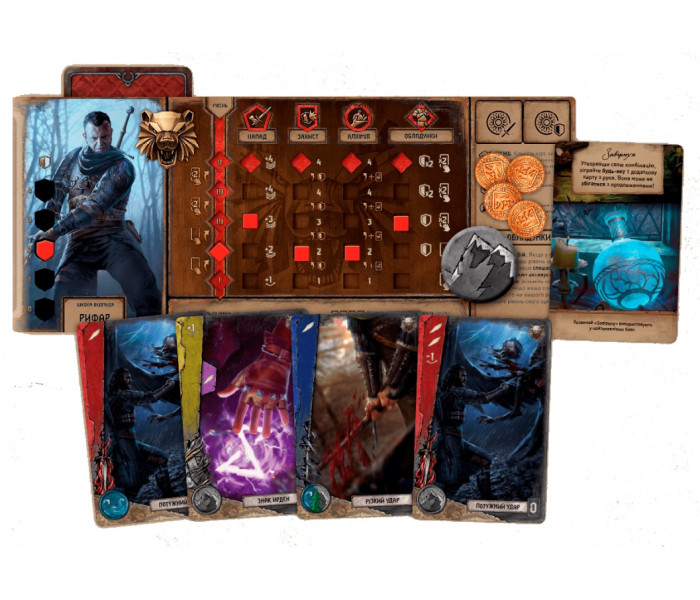 Настольная игра Відьмак. Старий світ (The Witcher: Old World). Geekach Games (GKCH025WS)