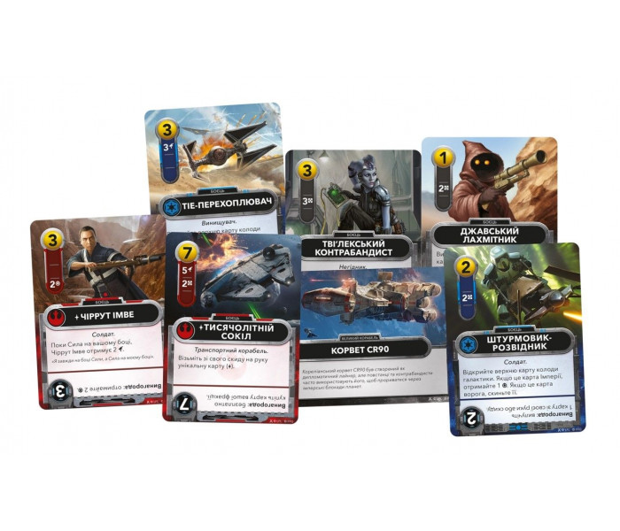 Настільна гра Зоряні війни. Колодобудівна гра (Star Wars: The Deckbuilding Game). Geekach Games (GKCH168SW)