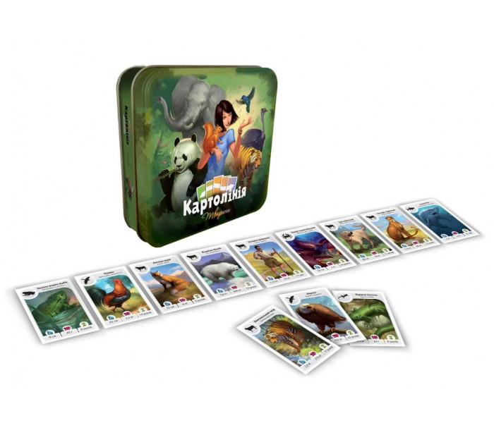 Настольная игра Картолінія: Тварини (Cardline: Animals). Rozum (R041UA)