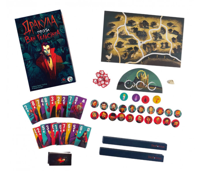 Настольная игра Дракула против Ван Хельсинга (Dracula vs Van Helsing). Games7Days (DPG01UA)