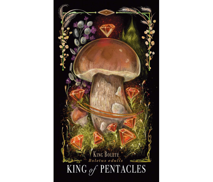 Опівнічна Магія: Колода Карт Таро З Грибами - Midnight Magic: A Tarot Deck of Mushrooms Cards.  Adams Media