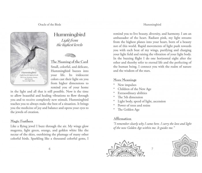 Оракул Птахів - Oracle of the Birds. Findhorn Press