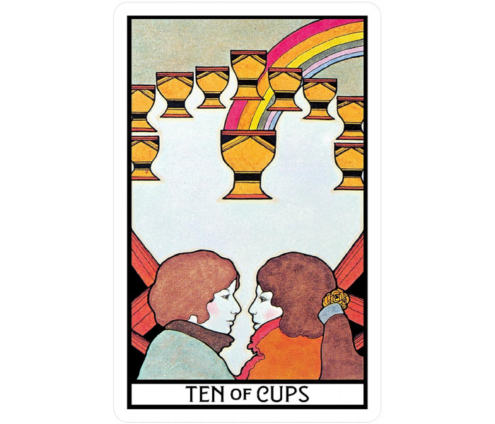 Набір таро Водолія - Aquarian Tarot Deck and Guidebook Set. US Games Systems