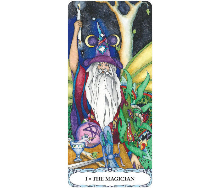 Безрамкове Таро Місячного Саду - Tarot Of A Moon Garden Borderless Deck. US Games Systems