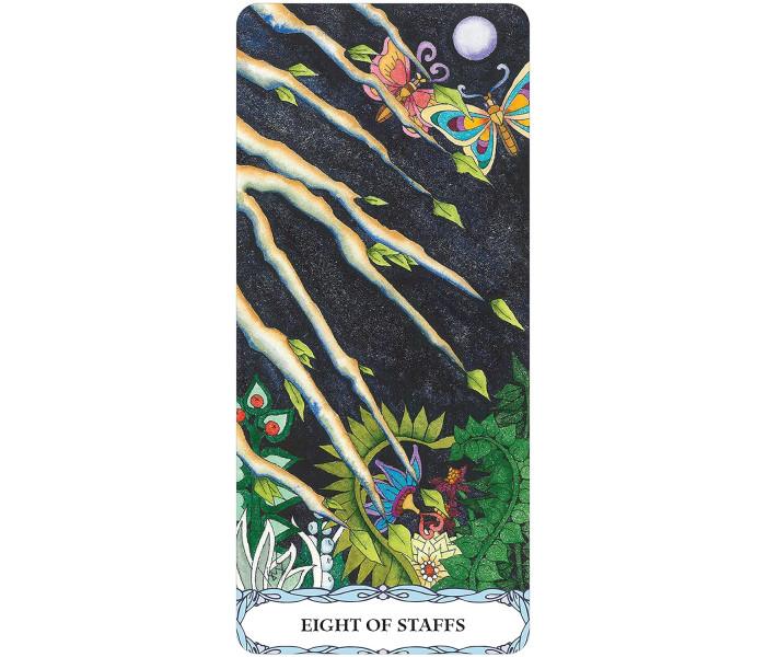 Безрамкове Таро Місячного Саду - Tarot Of A Moon Garden Borderless Deck. US Games Systems