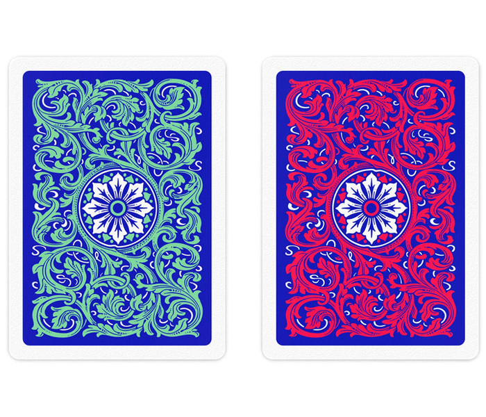Карты Copag Neoteric 100% Plastic Double-deck Poker Size Jumbo Index (Green/Red)