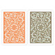 Карты Copag Elite 100% Plastic Double-deck Poker Size Jumbo Index (Orange/Brown)