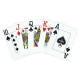 Карты Copag Elite 100% Plastic Double-deck Poker Size Jumbo Index (Orange/Brown)