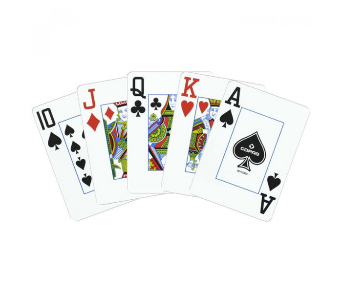 Карты Copag Elite 100% Plastic Double-deck Poker Size Jumbo Index (Purple/Grey)