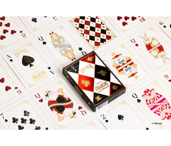 Игральные карты Bicycle Disney Alice in Wonderland