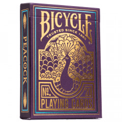 Гральні карти Bicycle Purple Peacock (Foil back)