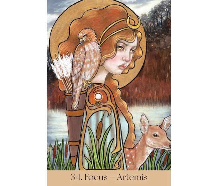 Оракул Діви Колеса: Внутрішні Подорожі через Цикли Року - Maidens of the Wheel Oracle Cards. Blue Angel