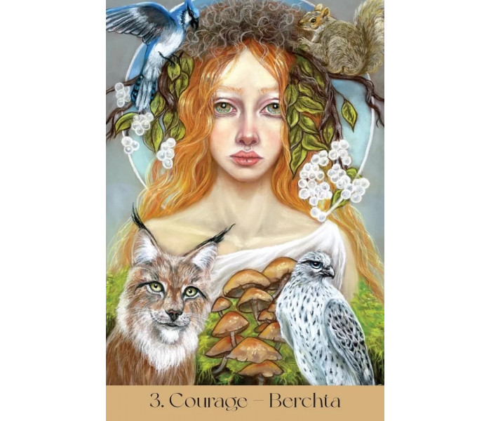 Оракул Діви Колеса: Внутрішні Подорожі через Цикли Року - Maidens of the Wheel Oracle Cards. Blue Angel