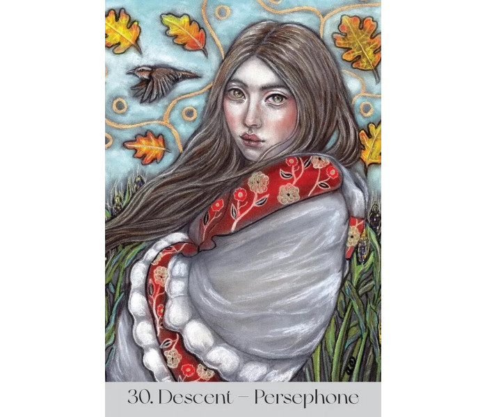Оракул Діви Колеса: Внутрішні Подорожі через Цикли Року - Maidens of the Wheel Oracle Cards. Blue Angel