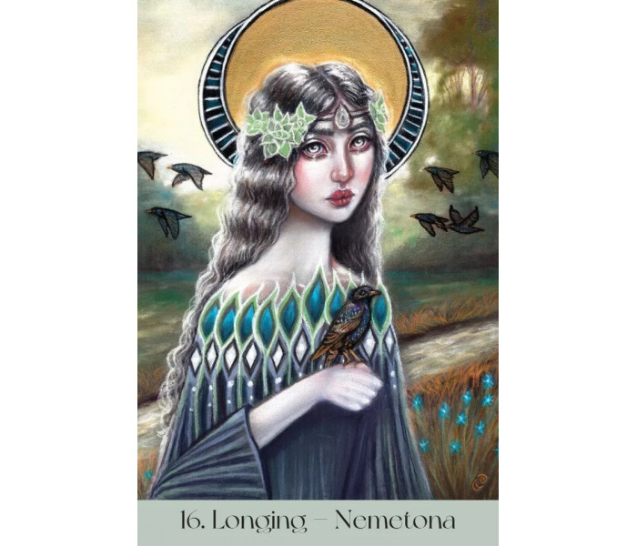 Оракул Діви Колеса: Внутрішні Подорожі через Цикли Року - Maidens of the Wheel Oracle Cards. Blue Angel