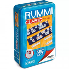 Настільна гра Румікуб Дорожній в бляшанці (Rummy Classic Travel). Cayro (755)