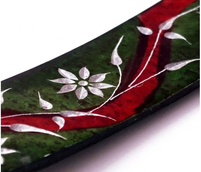 Подставка каменная "Лыжа" 25x5x1см. NO.-435. Агальматолит (9150073)