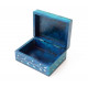 Шкатулка каменная крашеная 10x7,5x4см. NO.-202. Агальматолит (9170383)