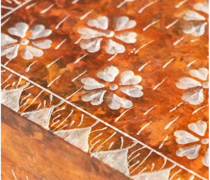 Шкатулка каменная крашеная 10x7,5x4см. NO.-206. Агальматолит (9170387)