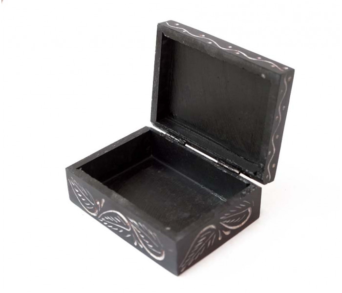 Шкатулка каменная крашеная 10x7,5x4см. NO.-214. Агальматолит (9170395)