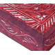 Шкатулка каменная крашеная 15x10x4см. NO.-159. Агальматолит (9170348)