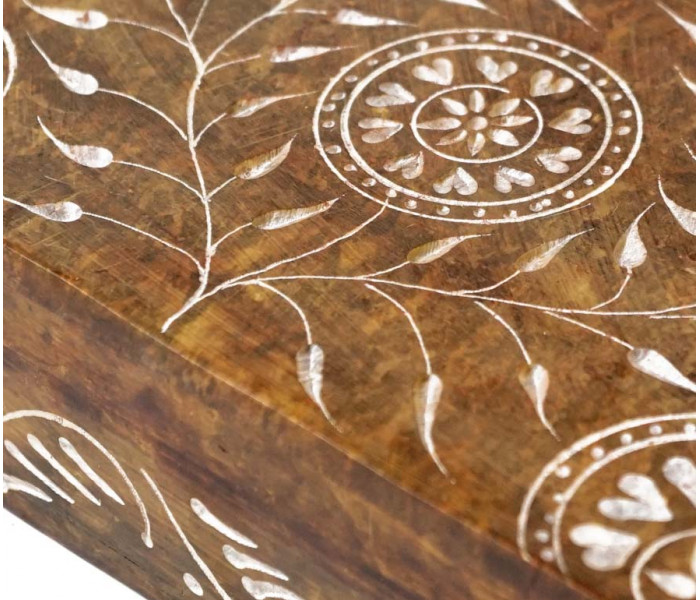 Шкатулка каменная крашеная 15x10x4см. NO.-162. Агальматолит (9170351)