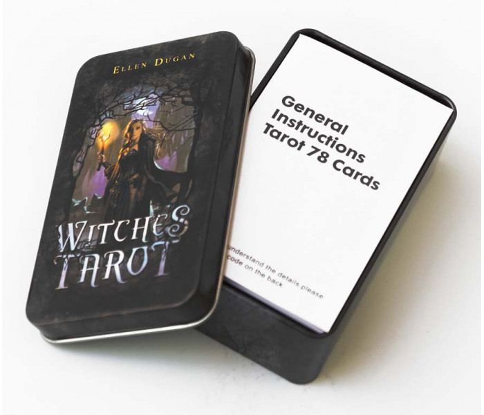 Таро Ведьм. Эллен Дуган - Witches Tarot in a tin (9420034)