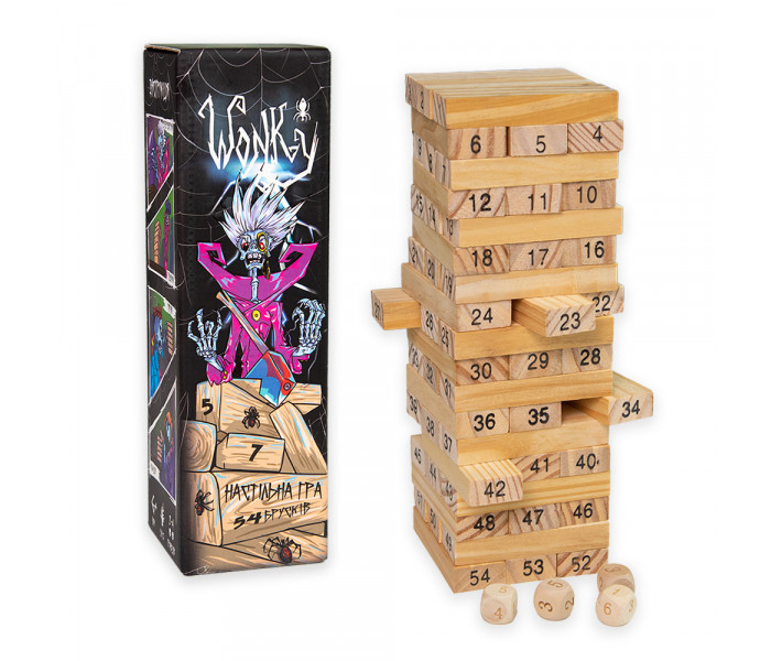 Настільна гра Wonky джанга (УКР). Strateg (30358)