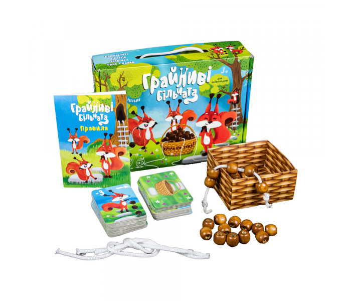 Настольная игра Игривые бельчата (УКР). Strateg (30852)