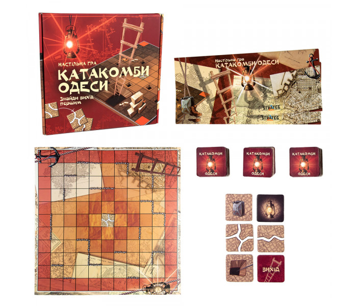 Настольная игра Катакомбы Одессы (УКР). Strateg (30285)
