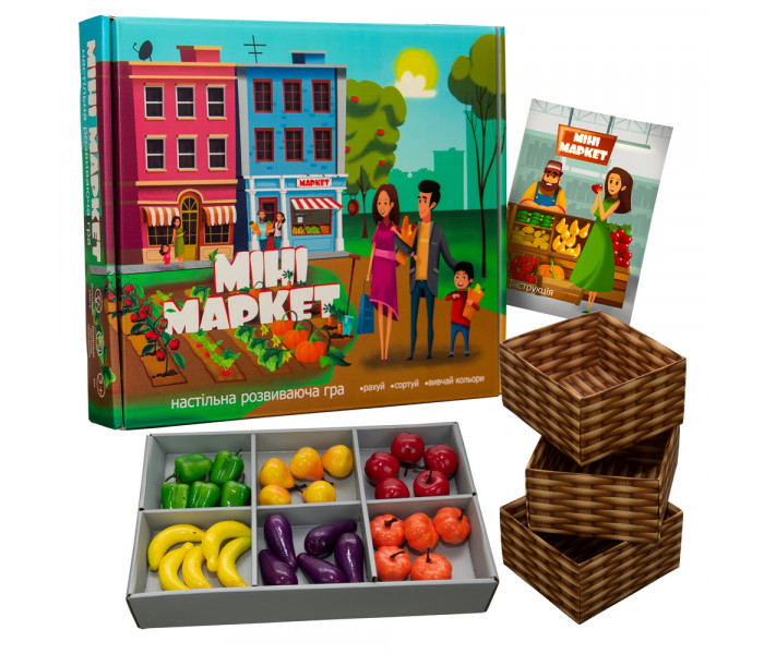 Настольная игра Мини Маркет (УКР). Strateg (30915)