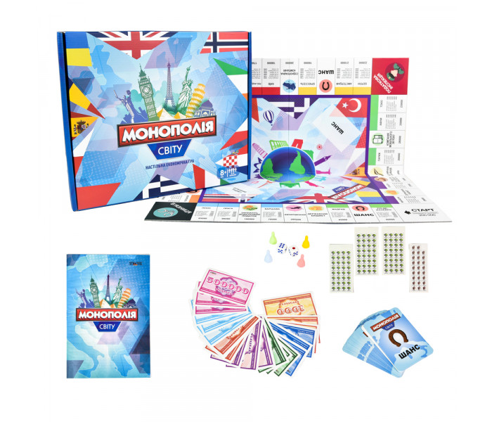 Настольная игра Монополия мира (УКР). Strateg (7007)